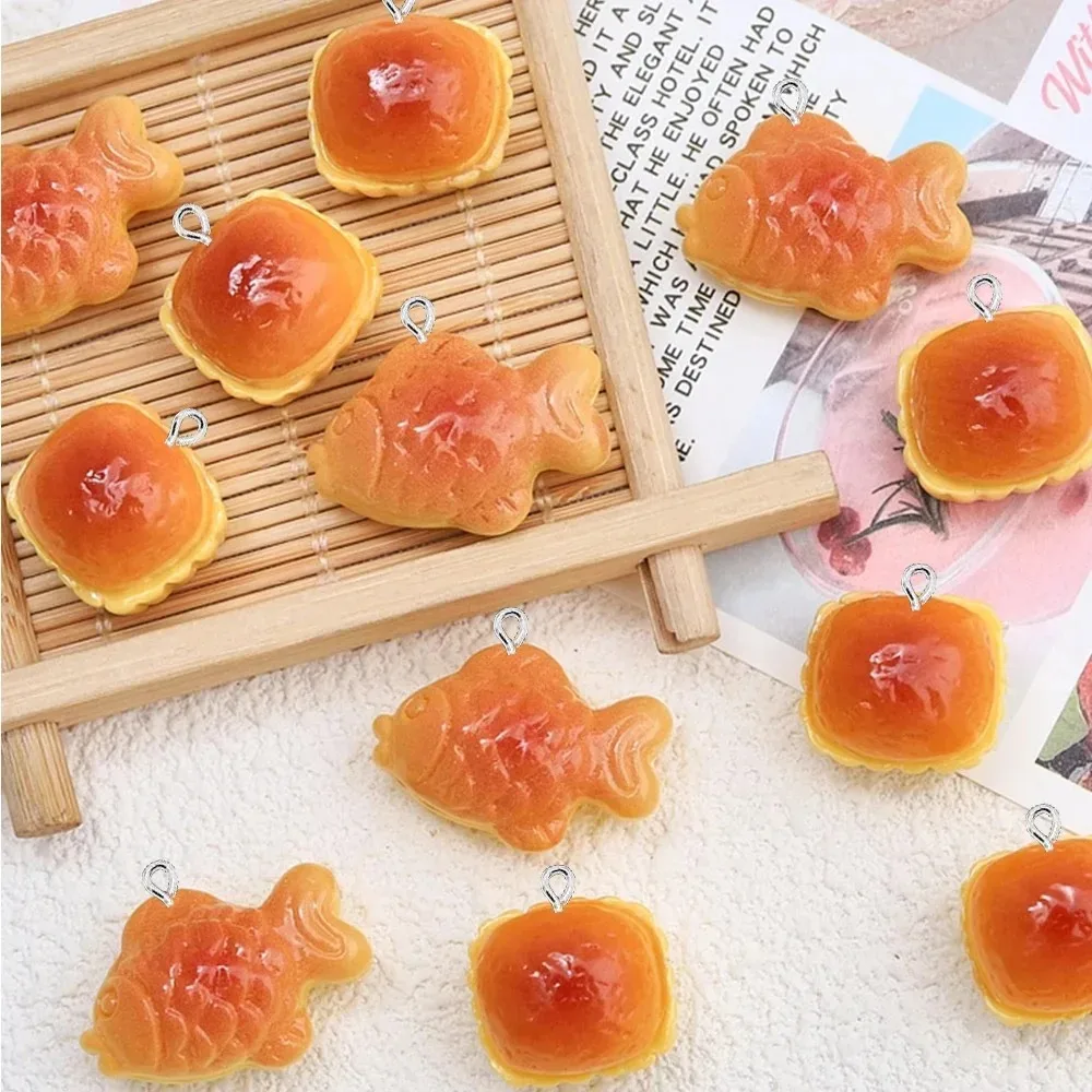 10Pcs Shiny Flat Back Fish Bre - Resin Crafts Diy ulasan dan harga