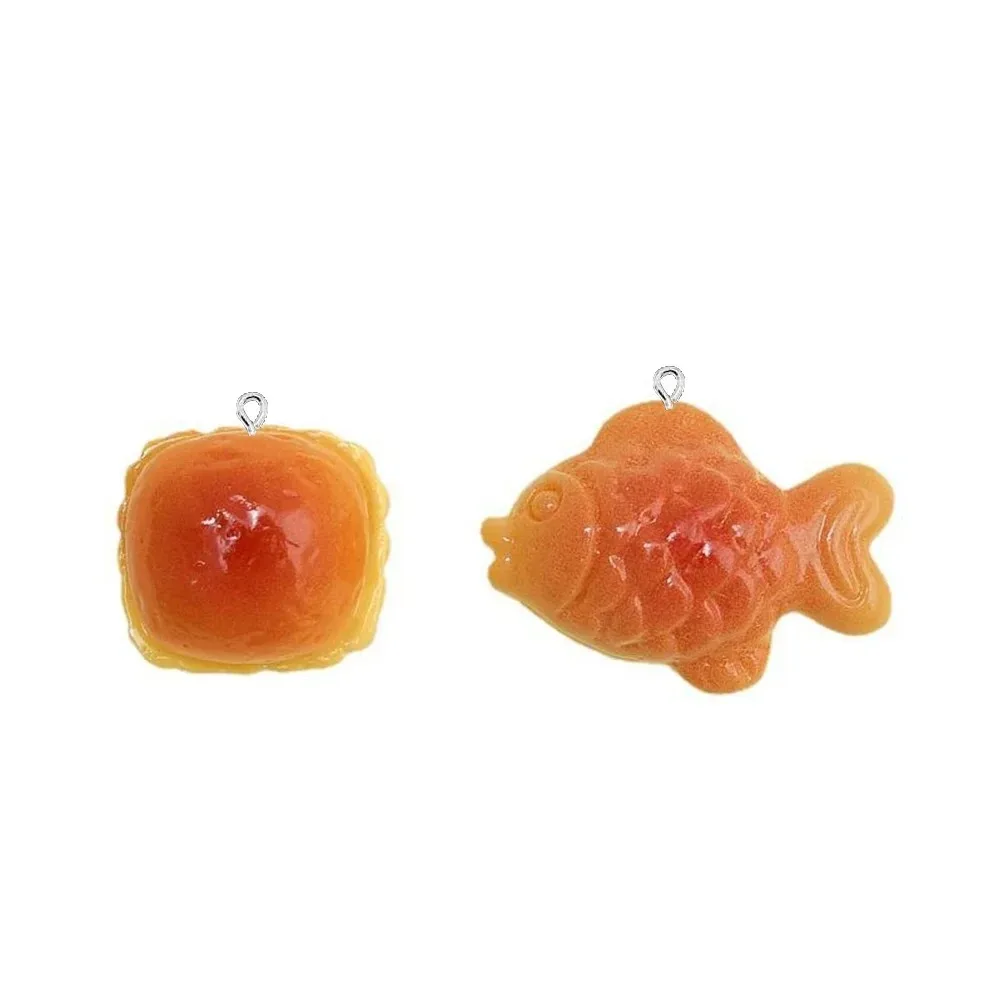 10Pcs Shiny Flat Back Fish Bre - Resin Crafts Diy ulasan dan harga