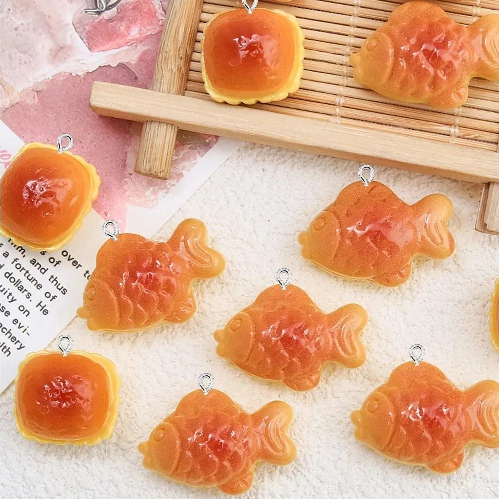 10Pcs Shiny Flat Back Fish Bre - Resin Crafts Diy ulasan dan harga