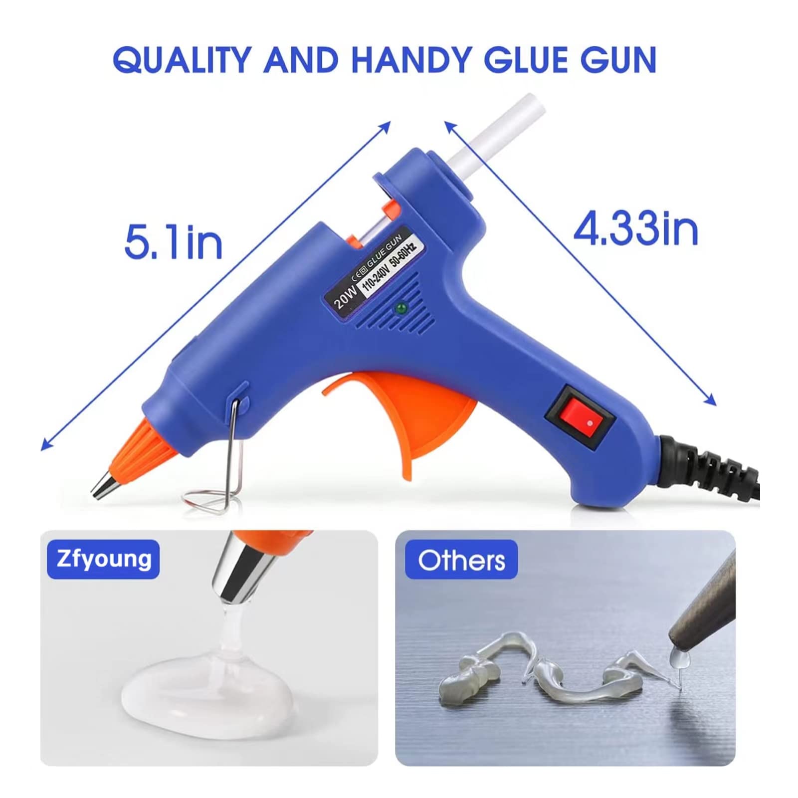 20W Hot Melt Glue Gun DIY Mini - Heat Gun Small ulasan dan harga