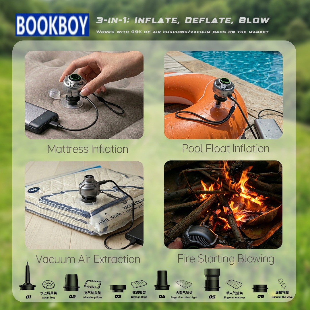 Mini Outdoor Camping Inflator  - Vacuum Chamber Small ulasan dan harga