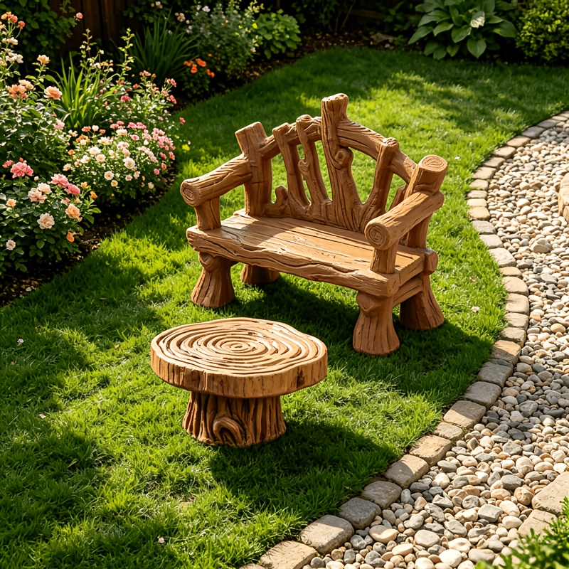 2pcs Miniature Stump Table And - Crafting Resin ulasan dan harga