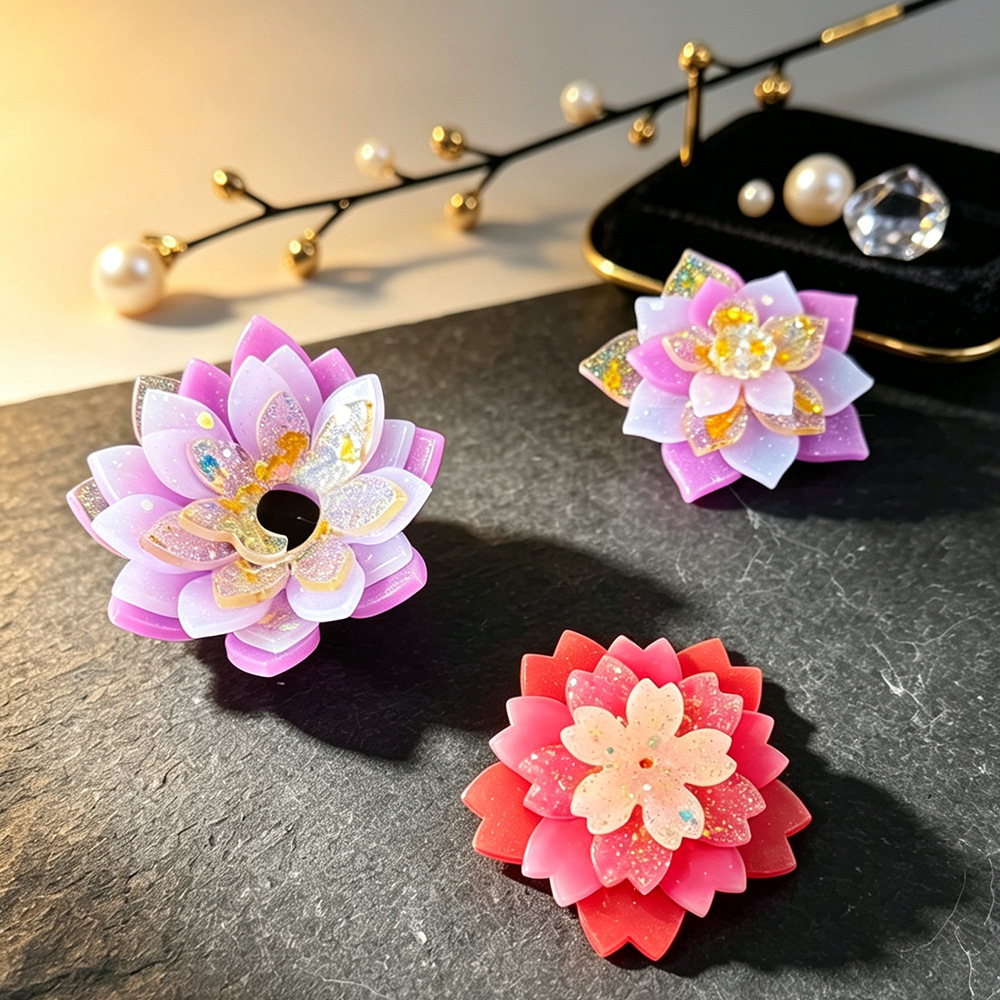 Multi-layer Flower Silicone Mo - Resin Craft Ideas ulasan dan harga