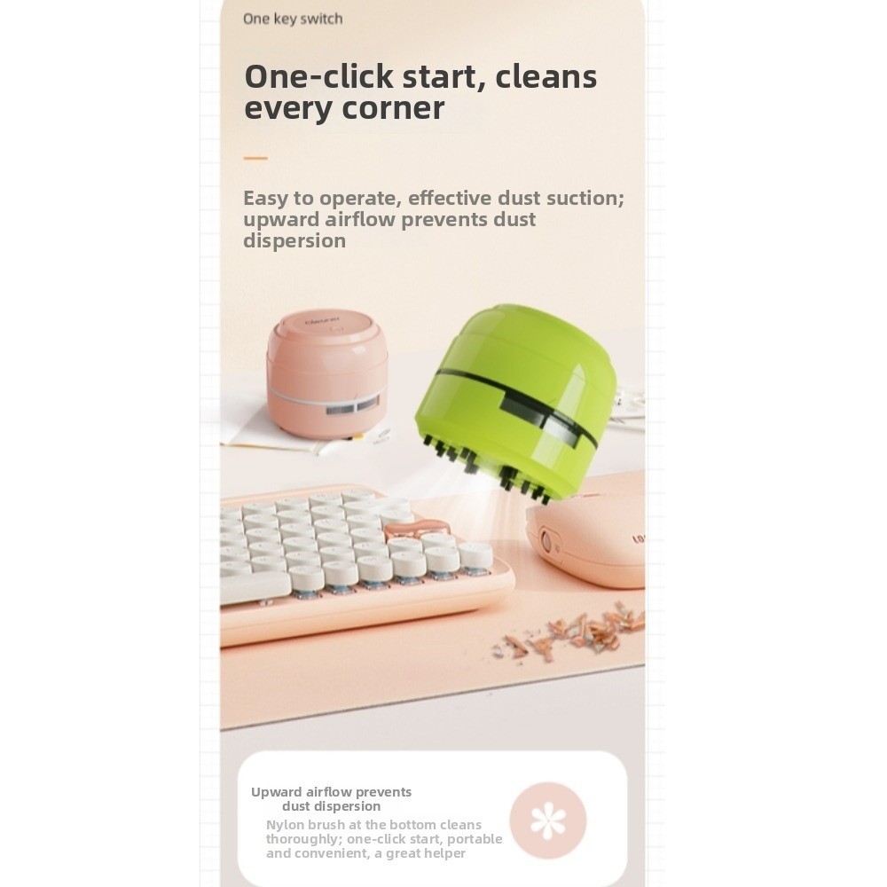 Low Noise Wireless Mini Desk C - Vacuum Chamber Small ulasan dan harga