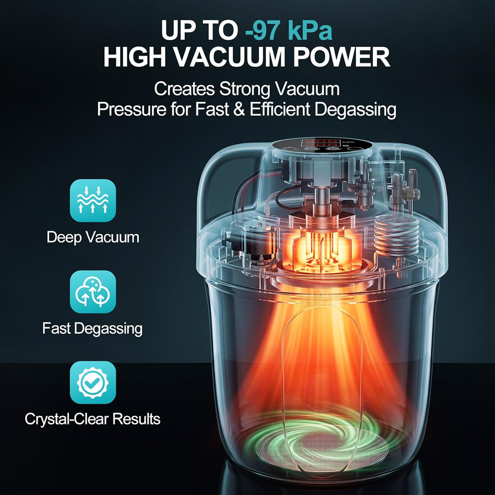 -97kPa Resin Bubble Remover Va - Vacuum Chamber Small ulasan dan harga