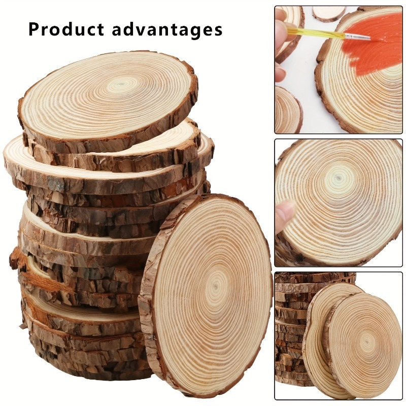 10/15/20pcs 11.94-13.97cm Unfi - Wood Ring Blank ulasan dan harga